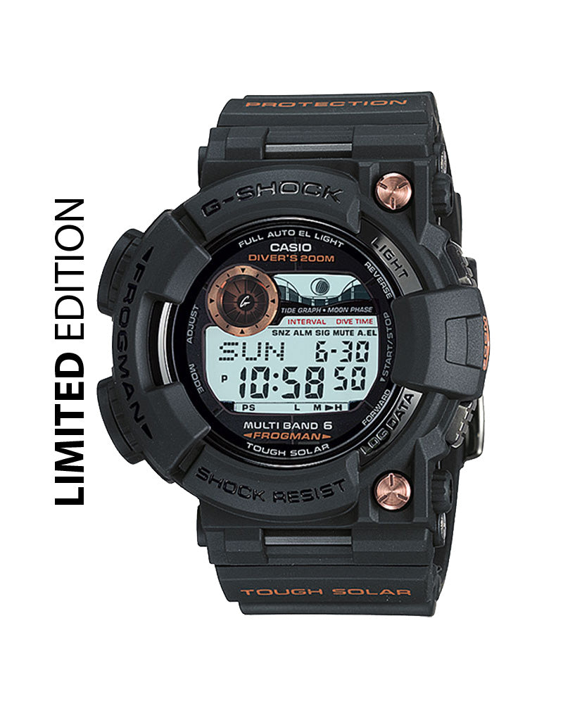 Casio G-Shock FROGMAN Black u0026 Rose Gold GWF-1000B – GShock X