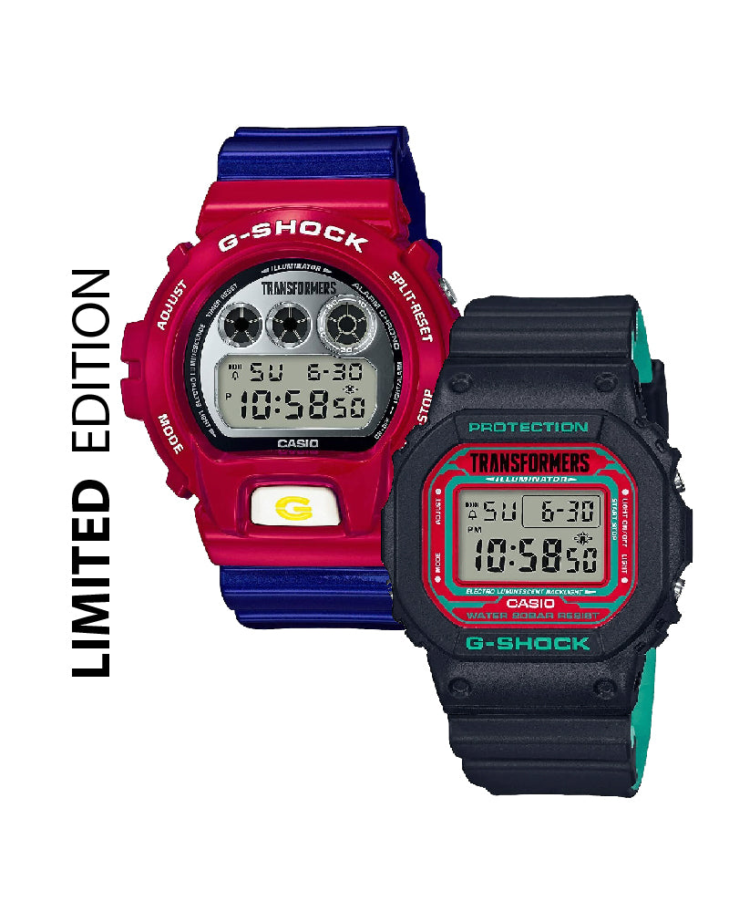 Complete Collection G-Shock x Transformers DW-6900TF u0026 DW-5600TF (2 Wa –  GShock X