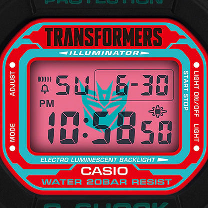 Casio G SHOCK 35th Anniversary x "TRANSFORMERS" Optimus Prime DW-5600TF19