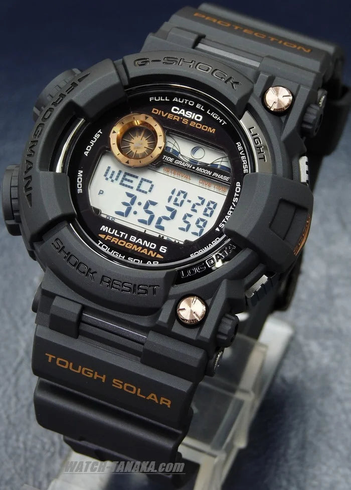 Casio G-Shock FROGMAN Black & Rose Gold GWF-1000B – GShock X