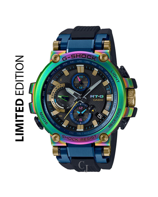 Casio G-Shock MT-G Series 20th Anniversary Lunar Rainbow MTG-B1000RB-2A Limited Edition