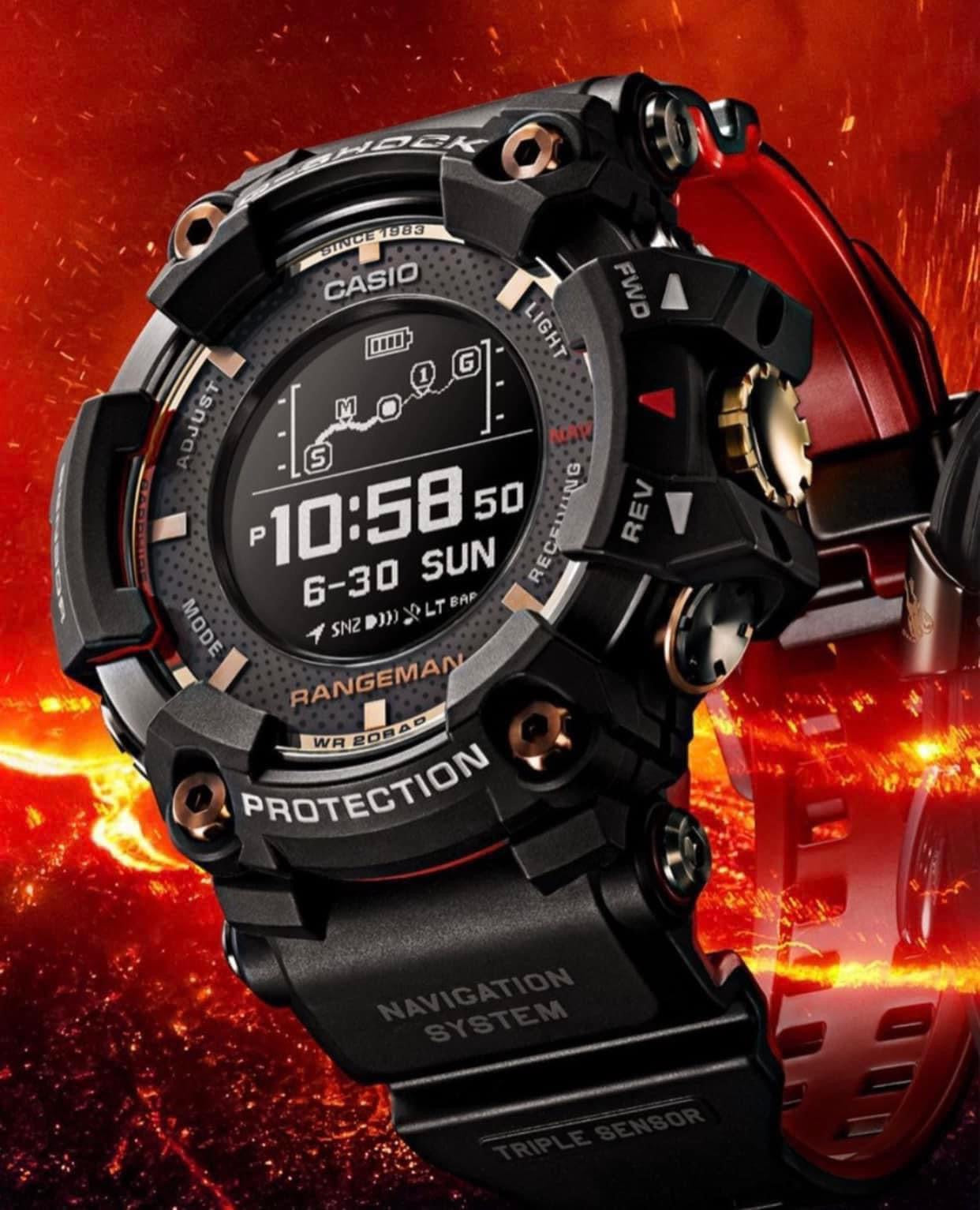 Casio G-Shock RANGEMAN Master of G-Land 35th Anniversary Magma Ocean GPR-B1000TF-1