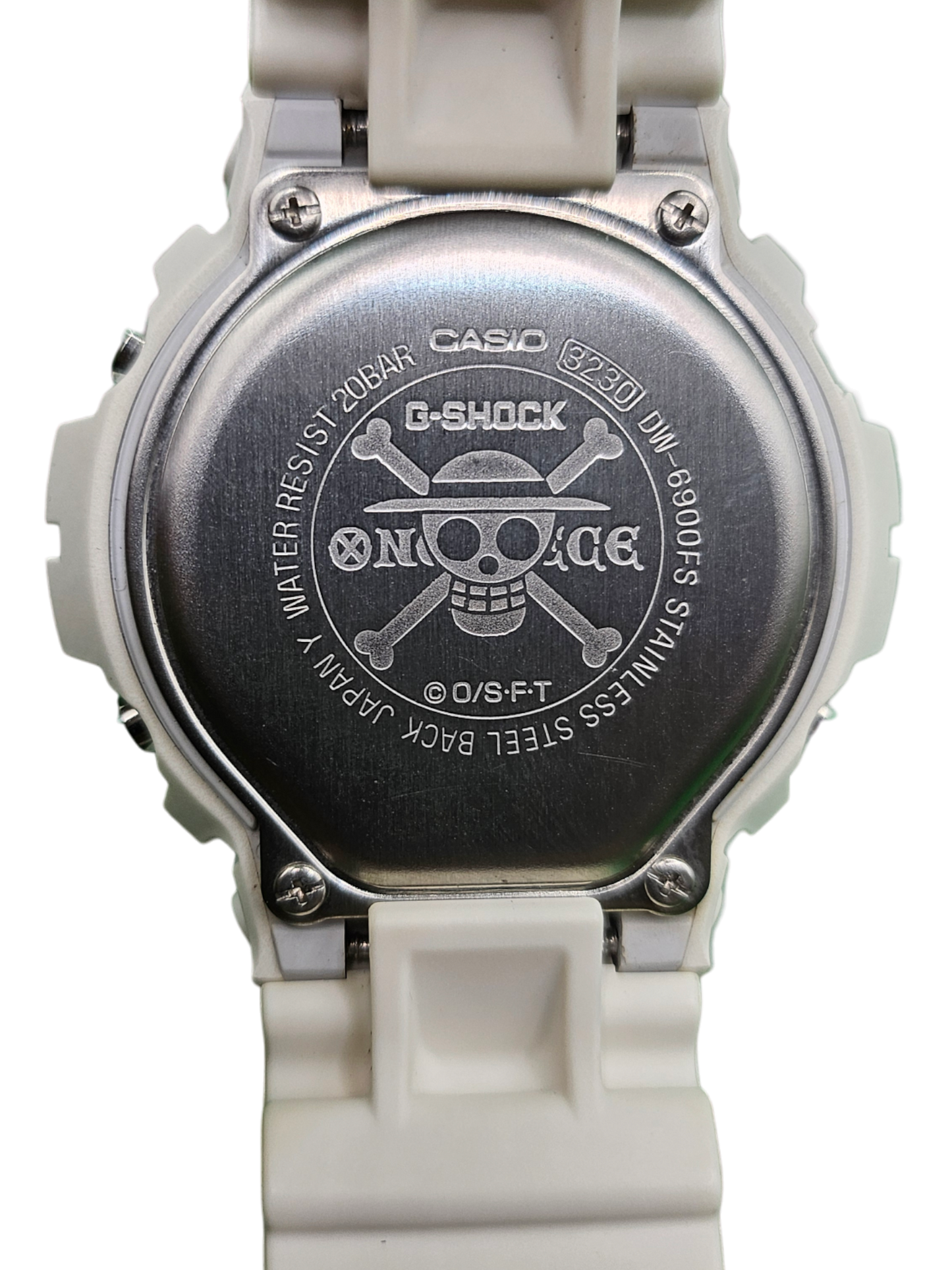 Casio G-Shock x One Piece DW-6900FS-One Piece White