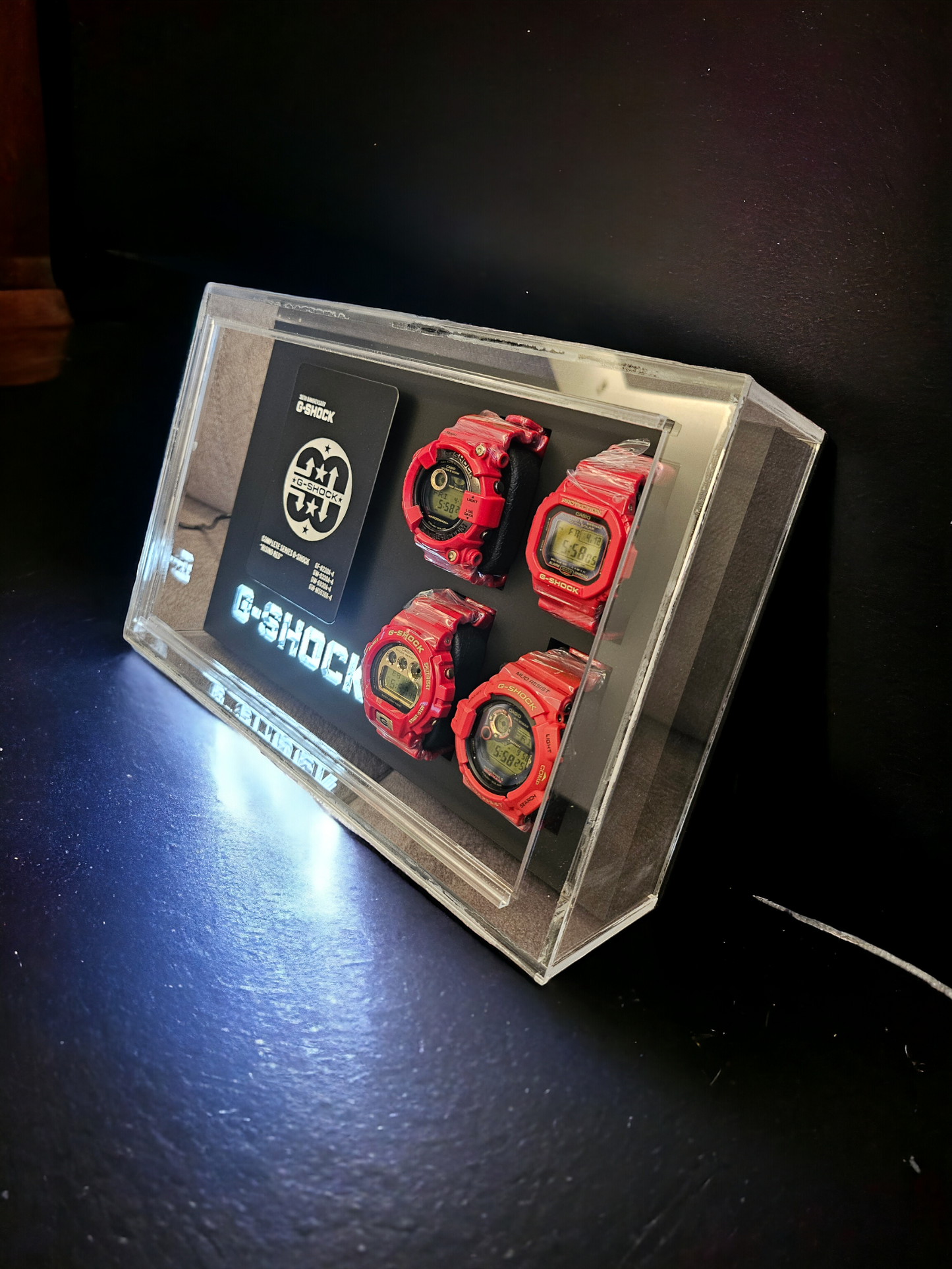 Complete Collection G-Shock "30th Anniversary Rising Red" (4 Watches)