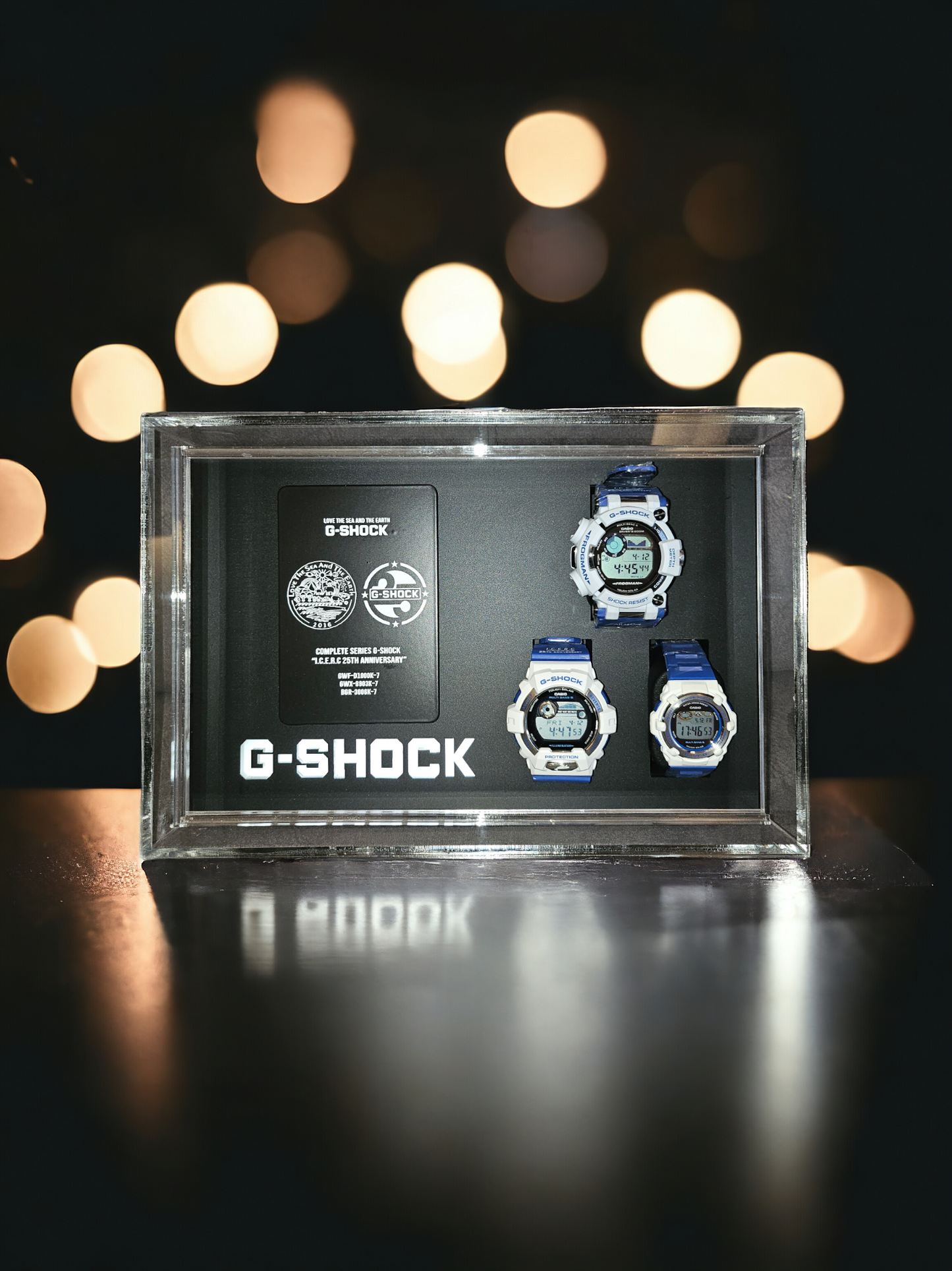 Complete Collection G-Shock "25th Anniversary Love The Sea and The Earth 2016" (3 Watches)