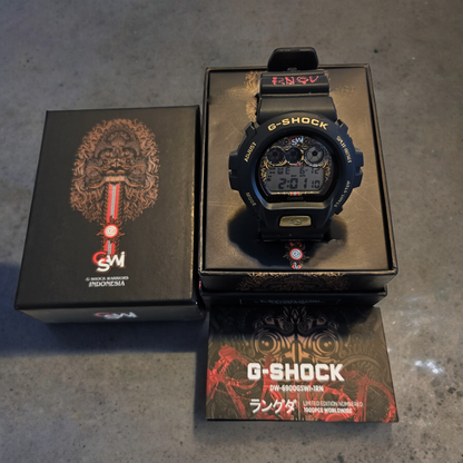 Casio G-Shock Warriors Indonesia aka GSWI limited Edition DW-6900GSWI-1RN