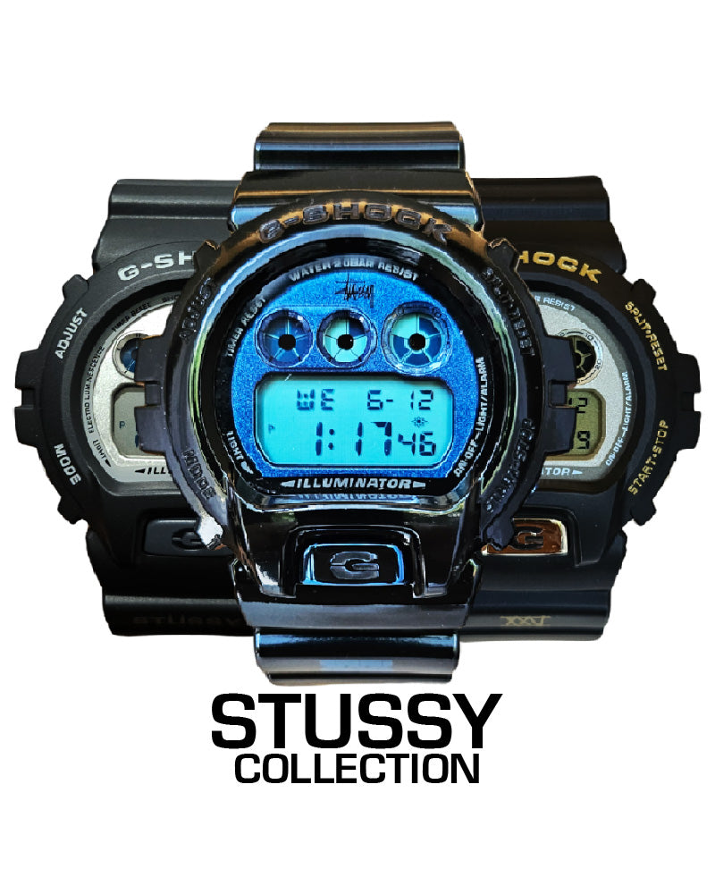 Complete Collection G-Shock x STUSSY DW-6900 Limited Edition (3 Watches)