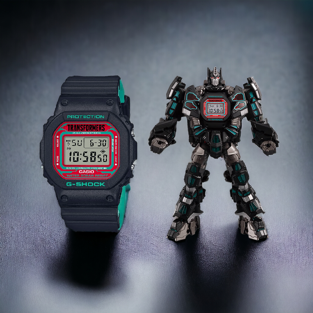 Complete Collection G-Shock x Transformers DW-6900TF & DW-5600TF (2 Watches)