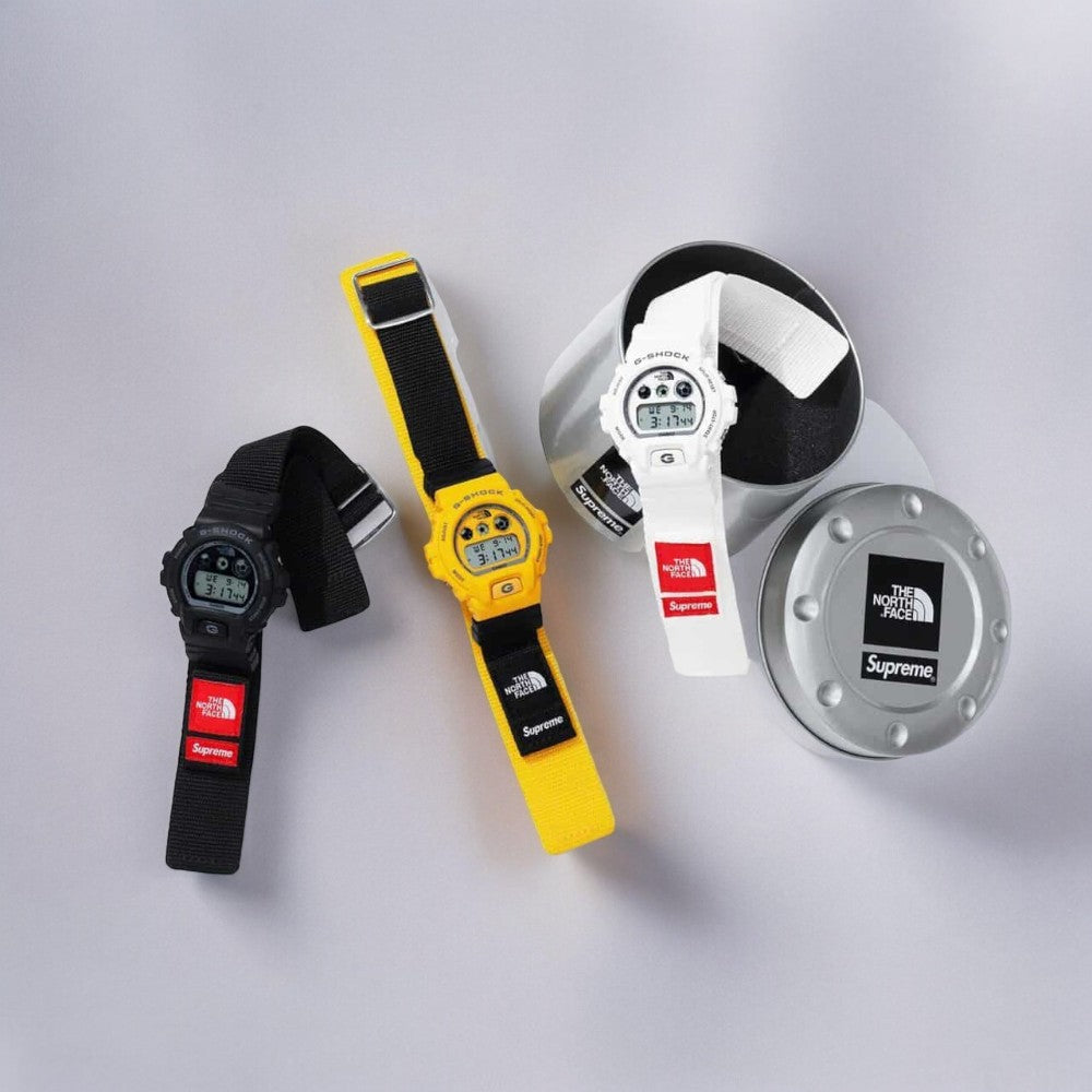 Casio G-Shock x Supreme x The North Face DW6900 (Yellow)